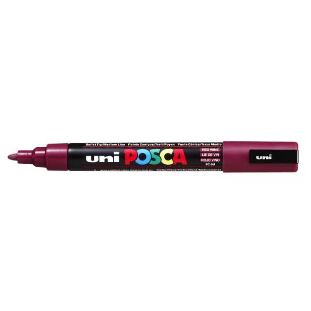Posca - Paintmarker Uni PC5M medio vino rosso | 6 pezzi