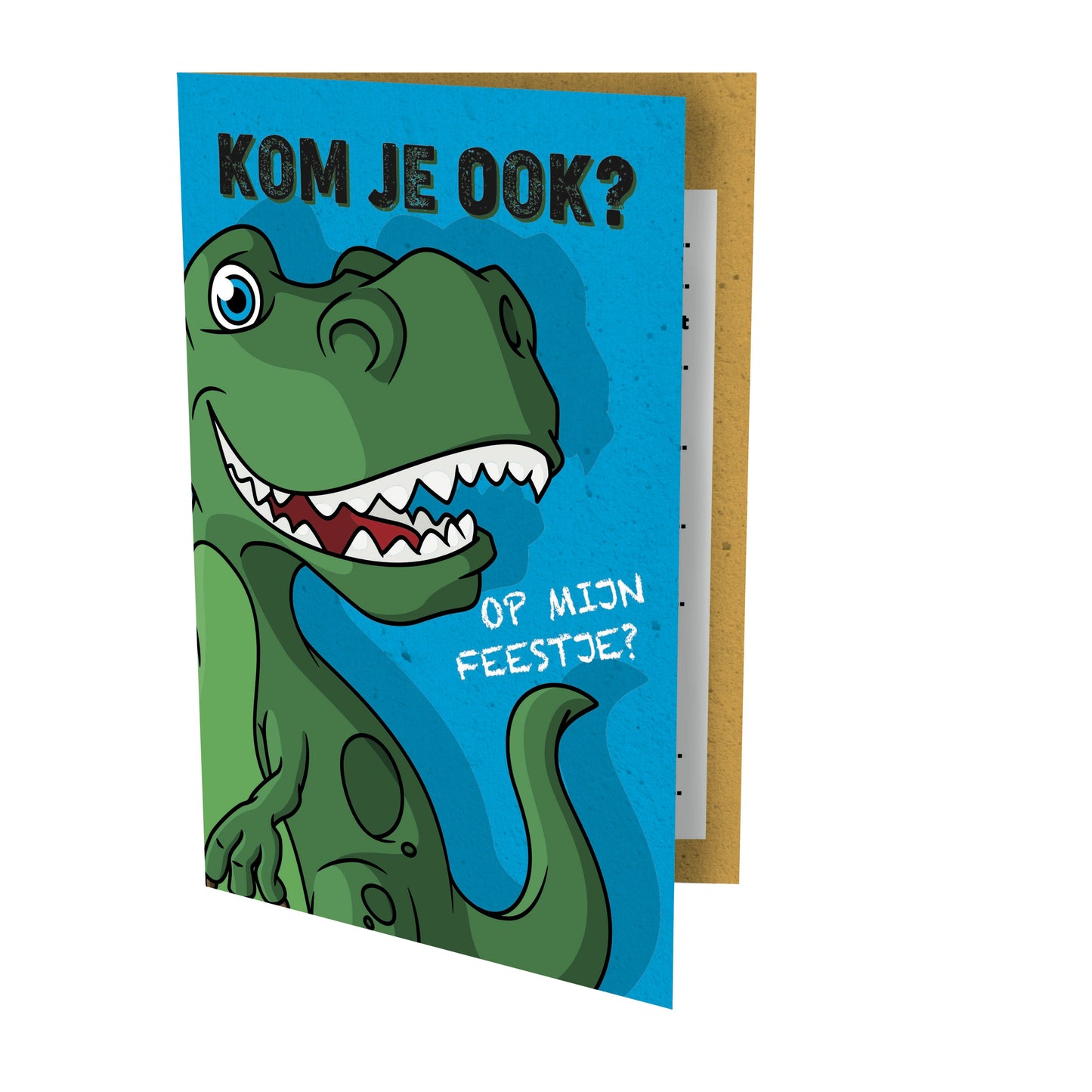 Interstat - Invitation Dinosaure 13,5x9cm | 6 pièces