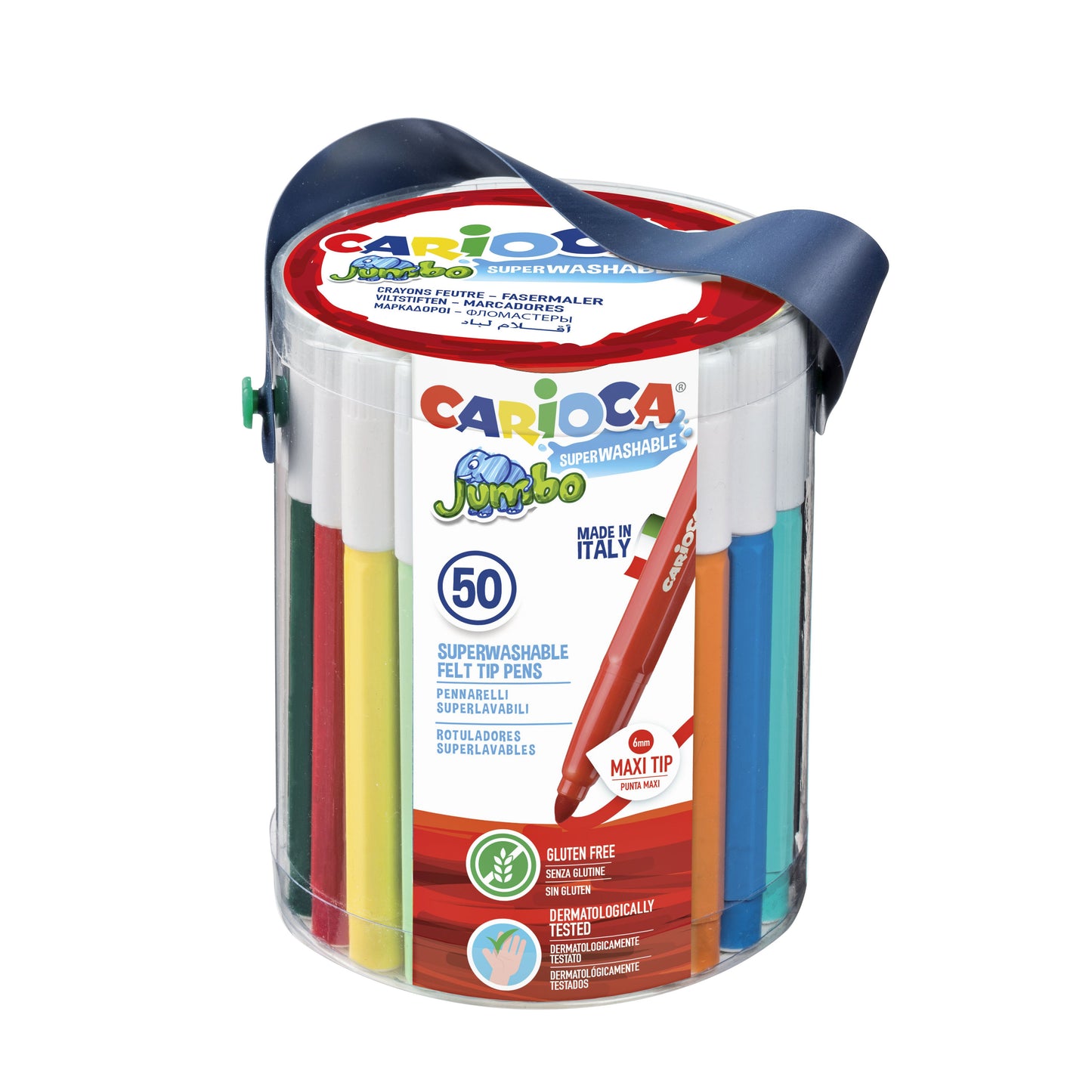 Carioca - Viltstift maxi assorti set à 50 stuks