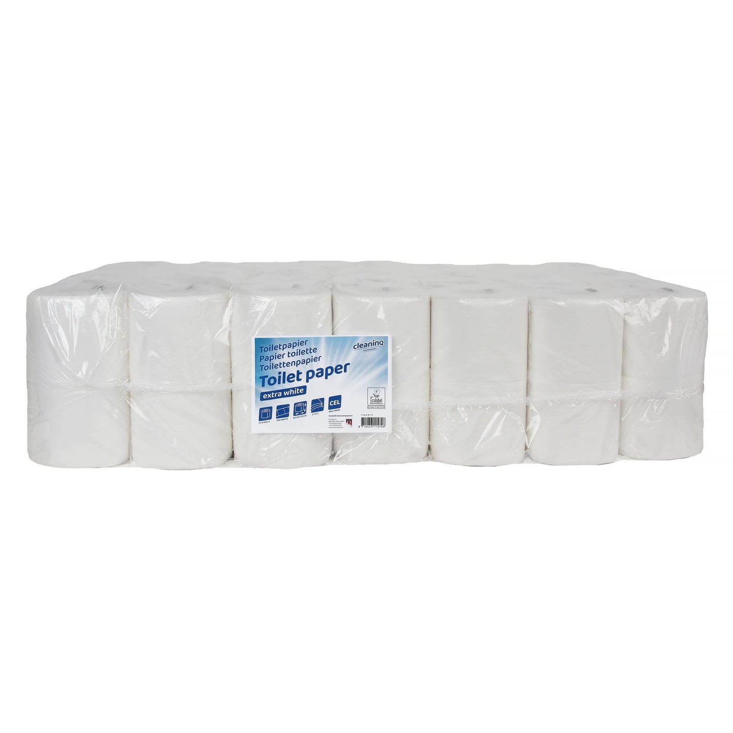 Cleaninq - Papel higiénico 3 capas 250 hojas blanco
