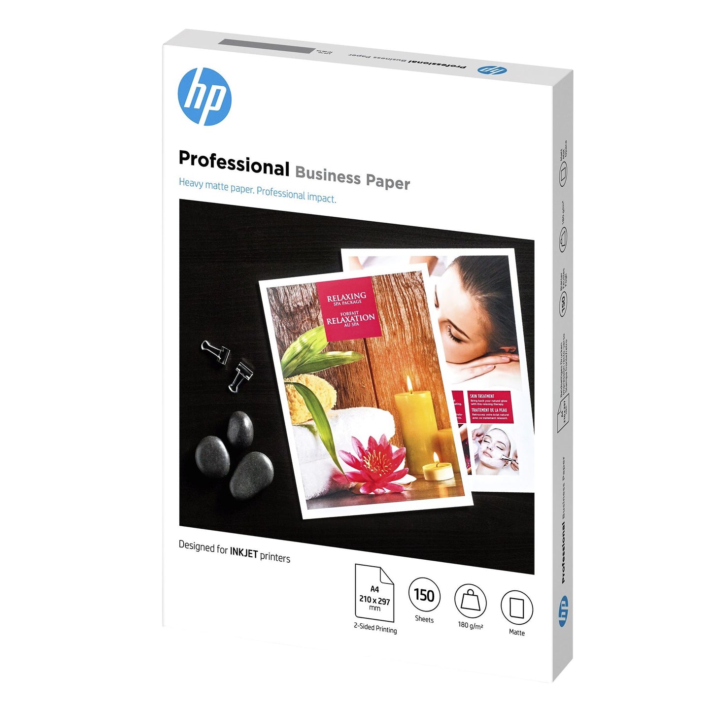 HP - Carta Inkjet 7mv79a a4 180gr opaca