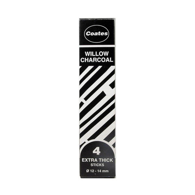 Coates - Charcoal 12-14mm box of 4 pieces