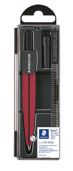 Staedtler - ser 550 Noris Schulpasser metallic rot