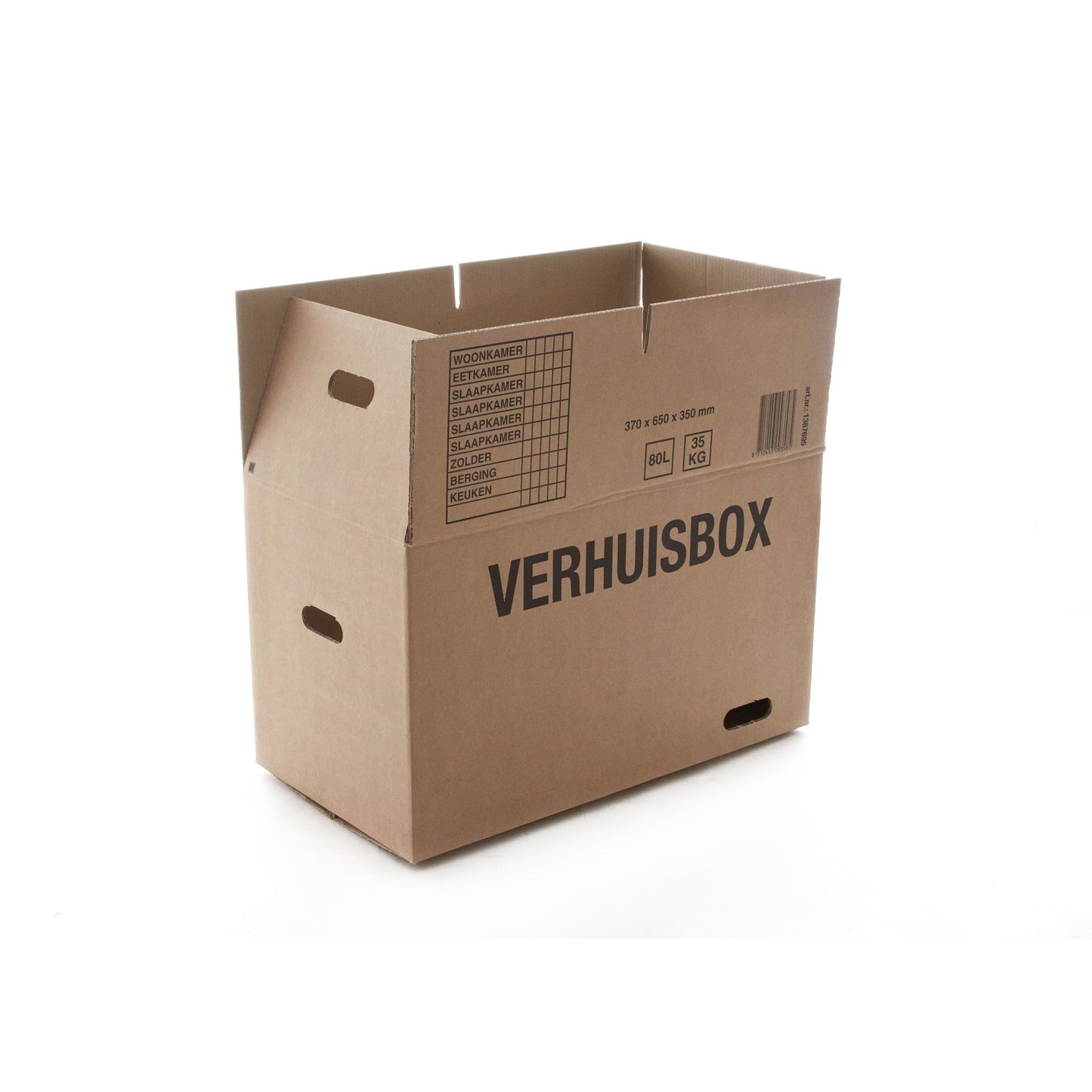 IEZZY - Umzugskarton 370x650x350 Doppelwelle braun 7mm | 5 Stück