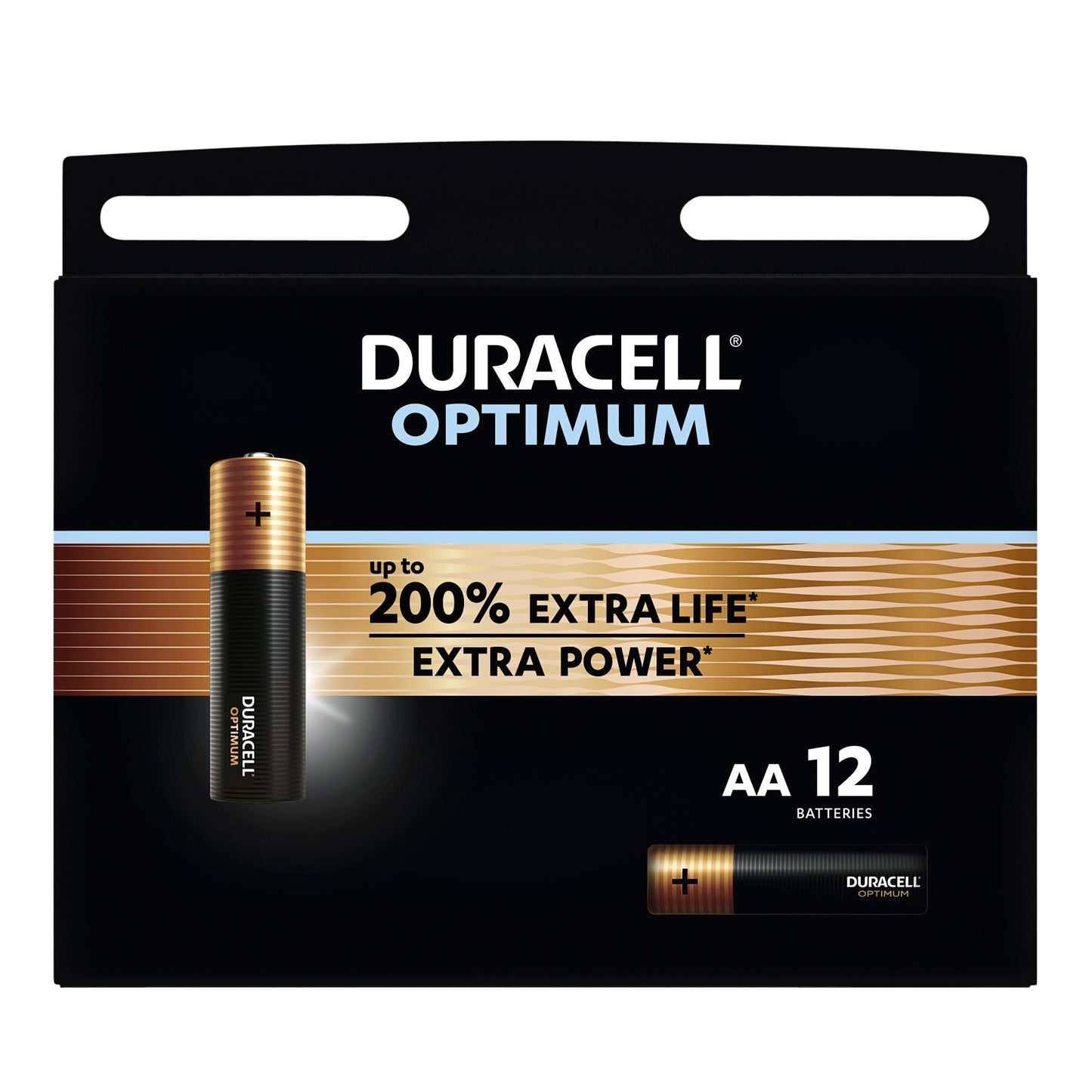 Duracell - Batterij optimum 12x aa