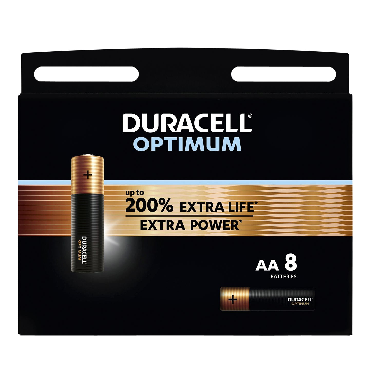 Duracell - Batterie optimale 8x AA | 8 pièces