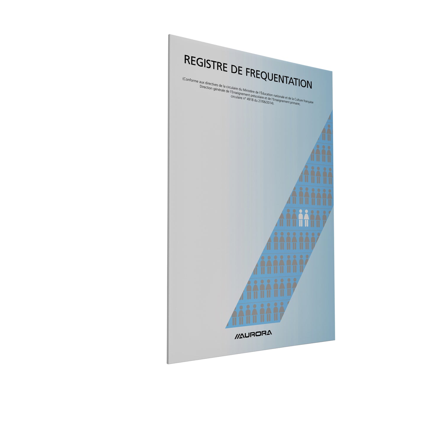 Aurora - Registre de présence A4 français 64 pages | 25 pièces