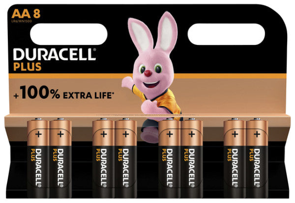 Duracell - Batteria Plus 8xAA