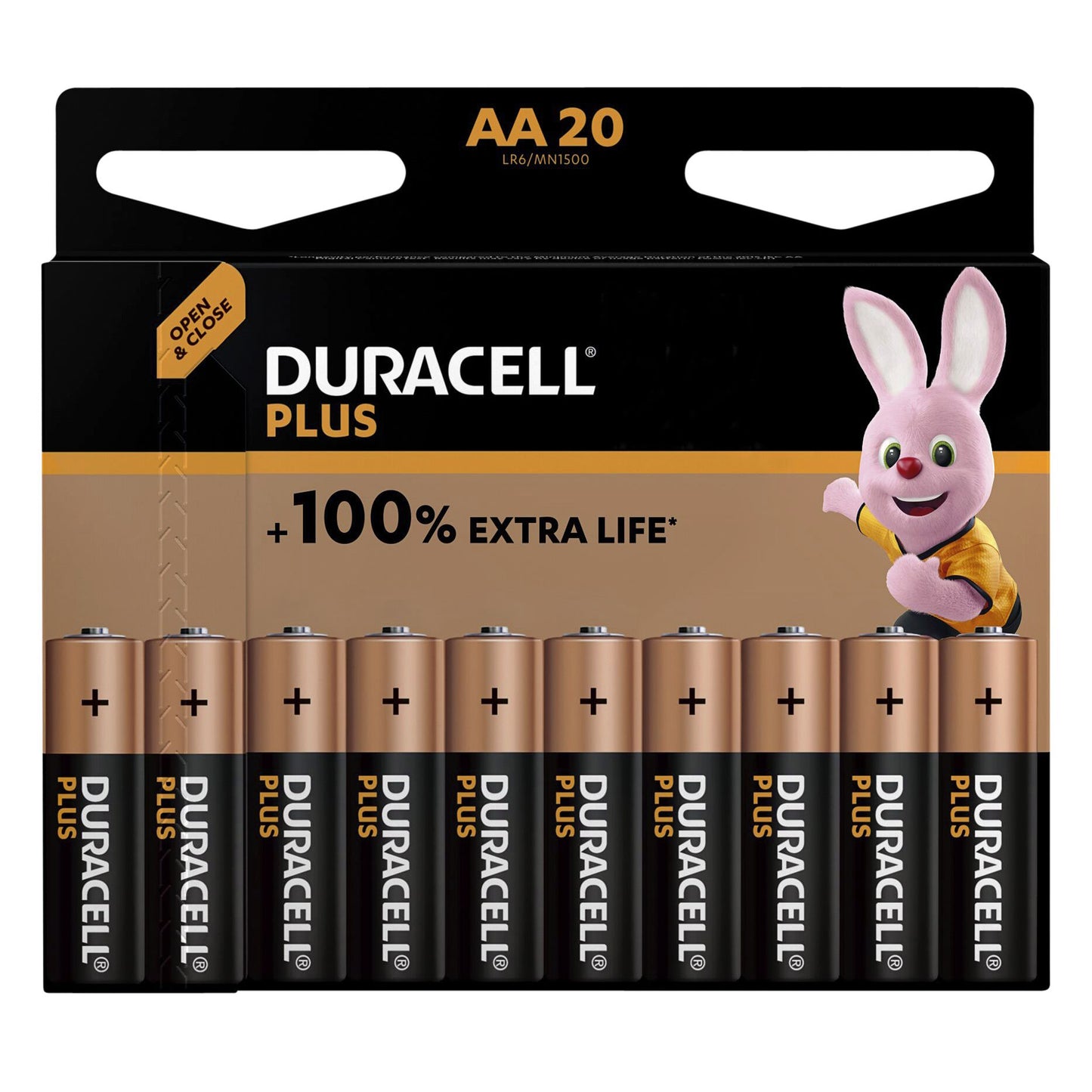 Duracell - Batterij plus power boost 20x aa