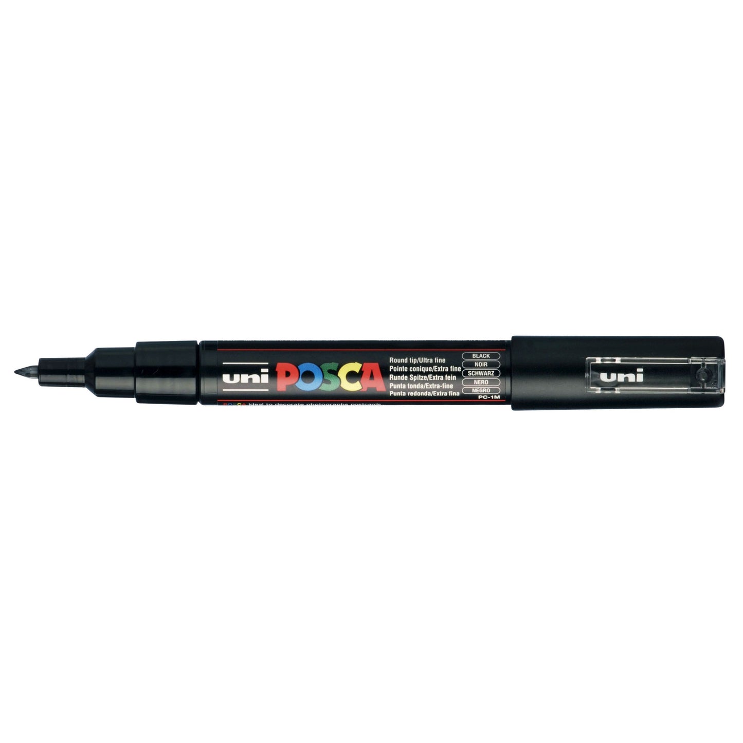 Posca - Paintmarker Uni PC1MC nero extra fine | 6 pezzi