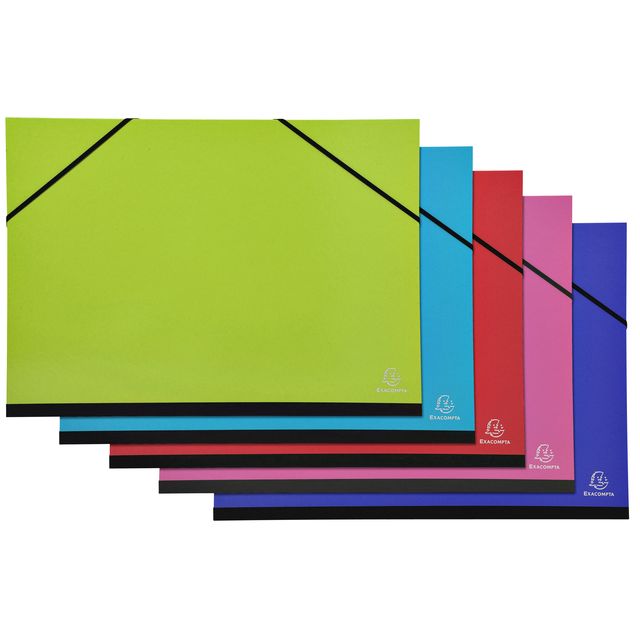 Exacompta - Carpeta de dibujo Iderama 32x45cm con cierre elástico surtido