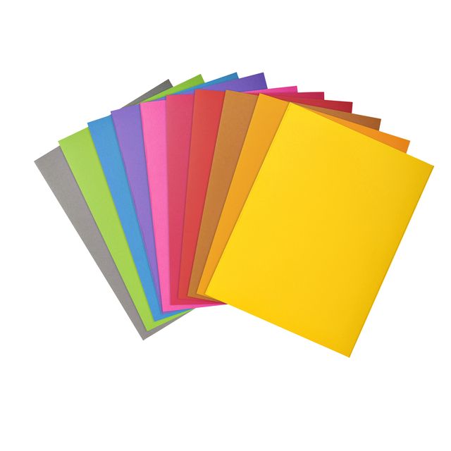 Exacompta - Carpeta plegable ROCK'S A4 80g surtida 100 piezas