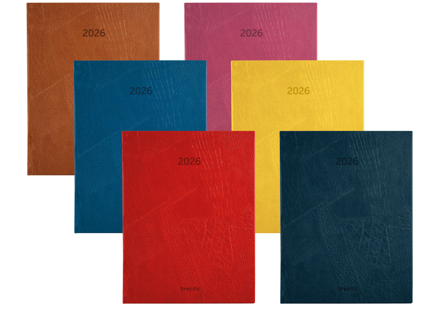 Brepols - Agenda 2026 Optivision Lucca 7 jours/2 pages assortis