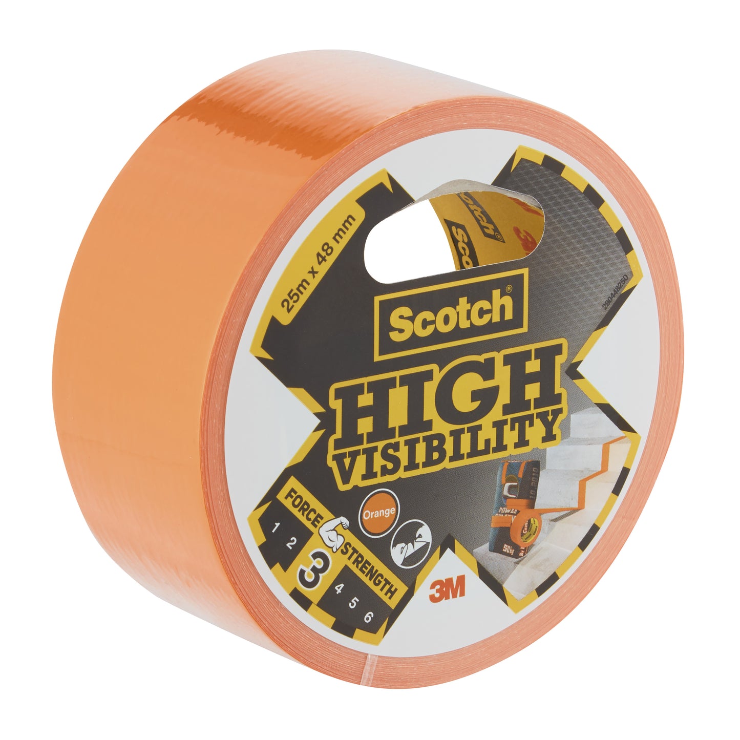 Scotch - High visibility adhesive tape 48mmx25m orange | 798 pieces