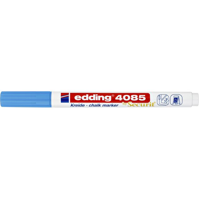 Edding - Krijtstift 4085 by rond 1-2mm lichtblauw
