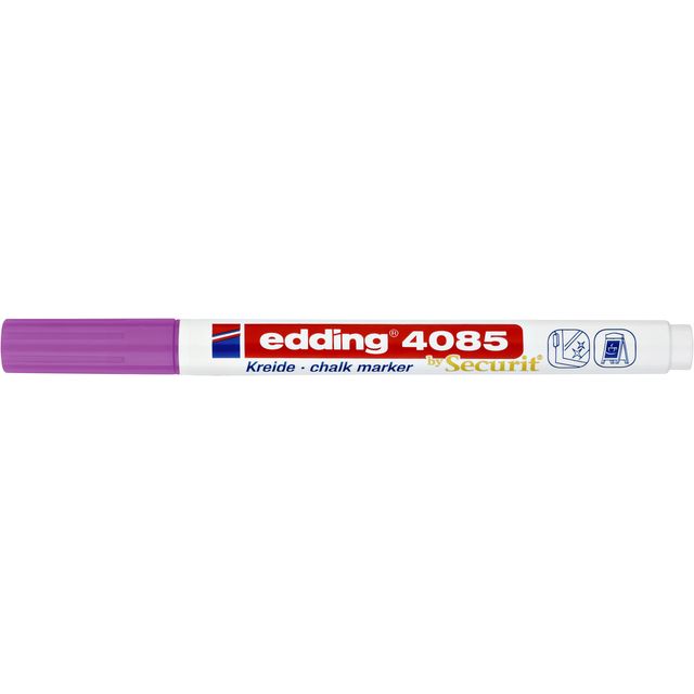 Edding - Rotulador de tiza 4085 redondo 1-2mm frambuesa