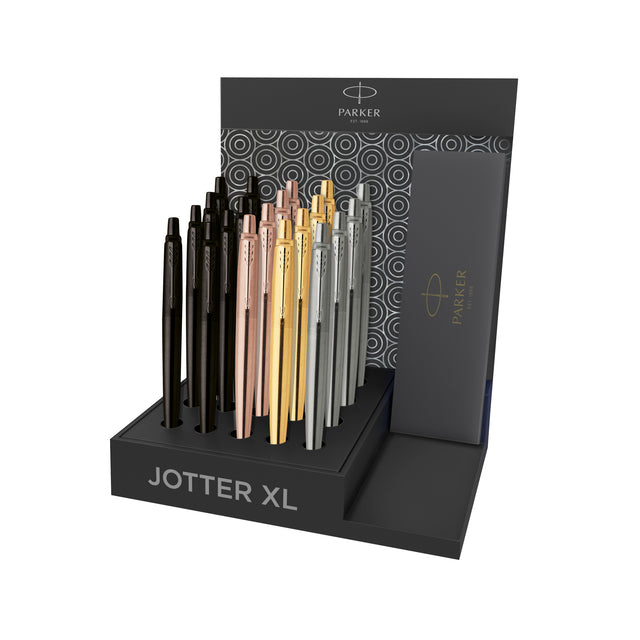 Parker - Bolígrafo Jotter XL Monocromo surtido mediano 20 piezas