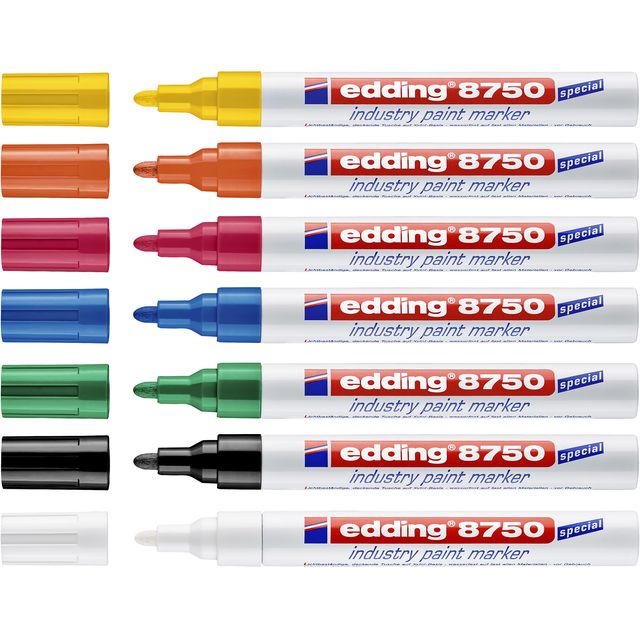 Edding - Paintmarker 8750 industry 2-4mm red | 10 pieces