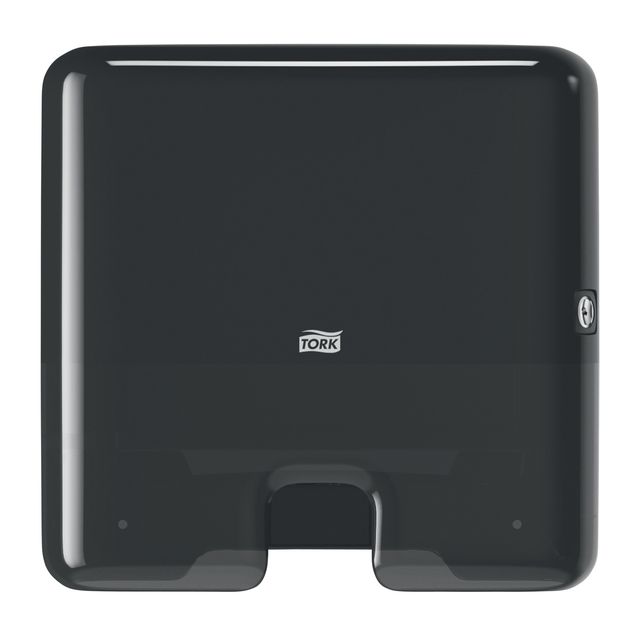 Tork - Dispensador de toallas H2 Elevation Xpress pequeño negro 552108 | 150 piezas