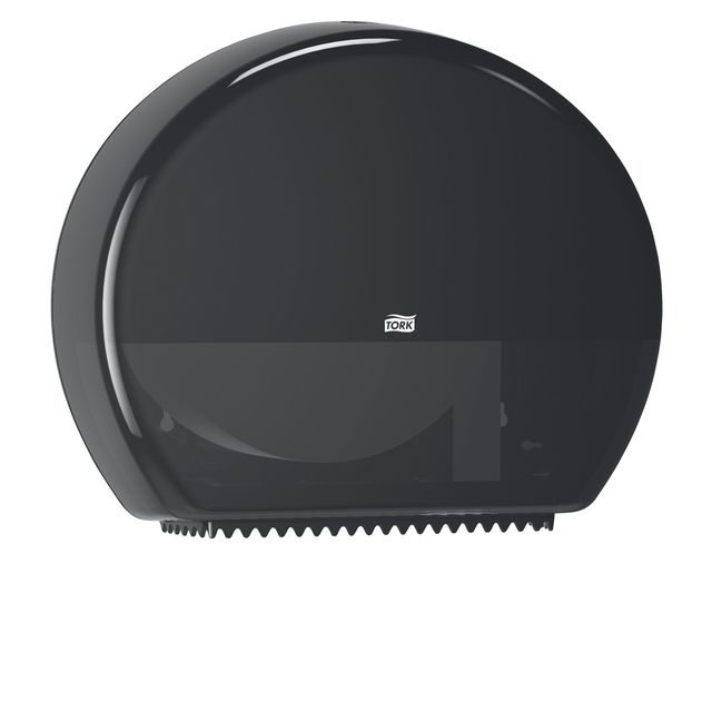 Tork - Toiletpapierdispenser T1 Elevation jumbo zwart 554008