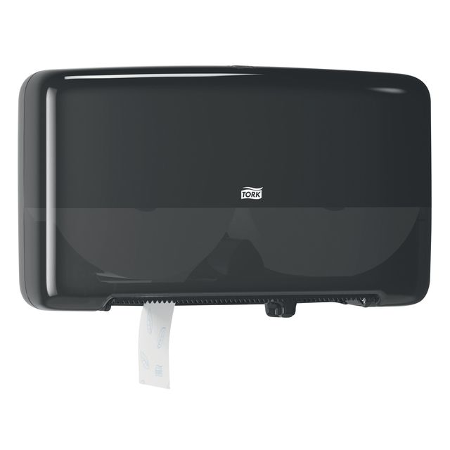 Tork - Distributeur de papier toilette T2 Elevation jumbo petit duo noir 555508