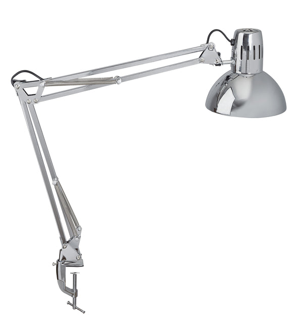 MAUL - Bureaulamp Study met tafelklem chroom excl. LED lamp