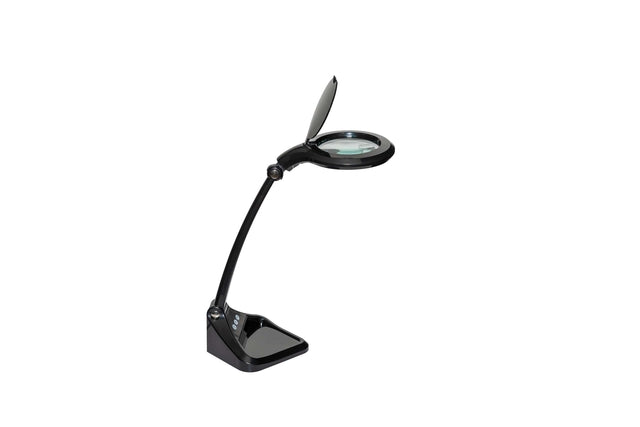 Maul - Lampada con ingrandimento Iris LED dimmerabile nera