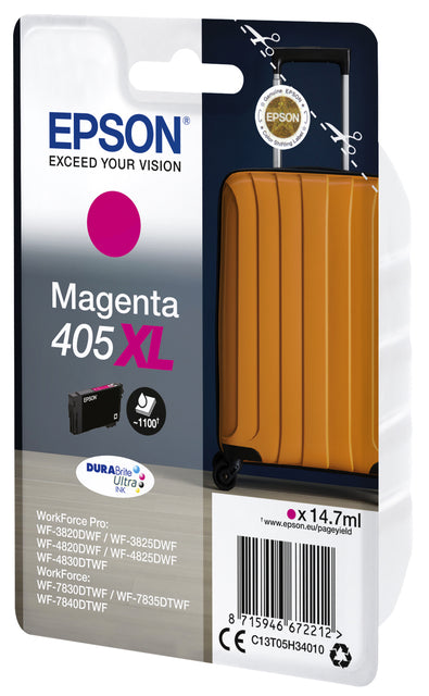 Epson - Inktcartridge 405xl t05h34 rood | 8 stuks