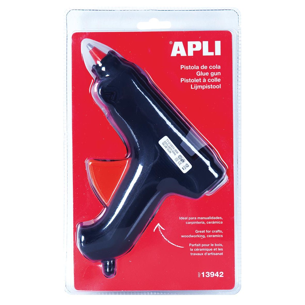 Apli - lijmpistool 40W, op blister