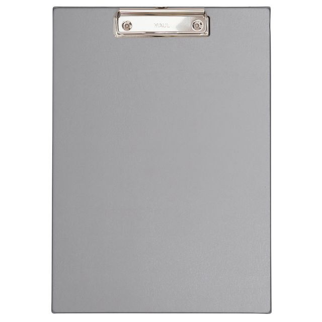 MAUL - Portapapeles A4 de pie PVC gris plata | 12 piezas