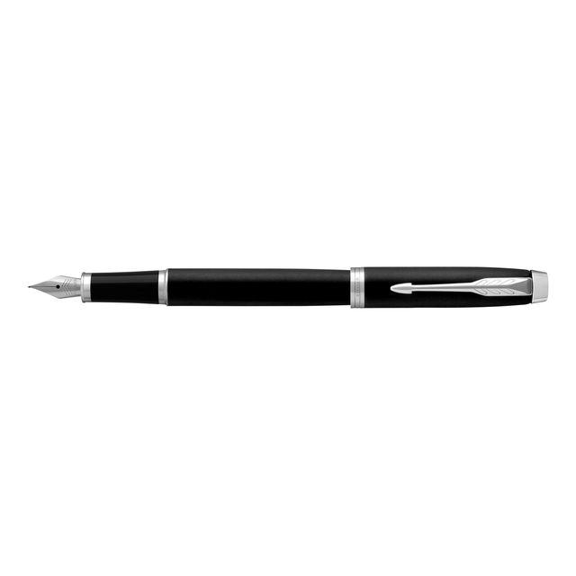 Parker - Penna stilografica IM nero opaco CT fine