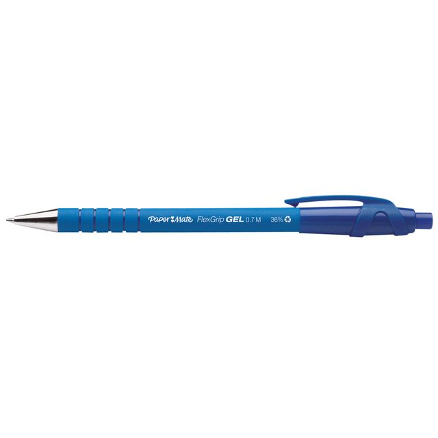 Paper Mate - Gelschrijver papermate flexgrip m blauw