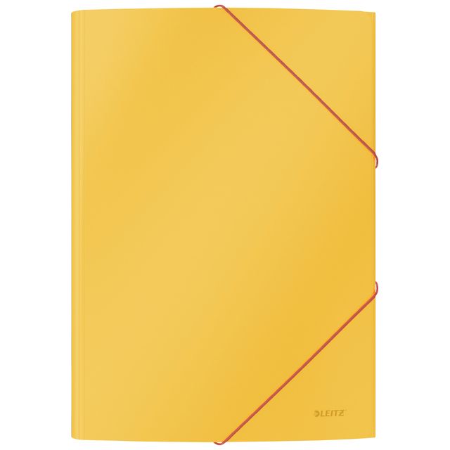 Leitz - Elastomap cosy a4 3-kleps geel | 10 stuks