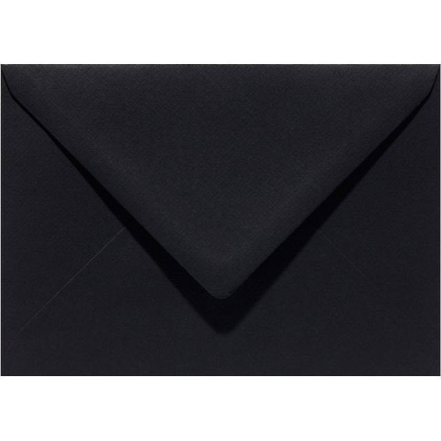 Papicolor - Envelop EA5 156x220mm ravenzwart pak à 6 stuks