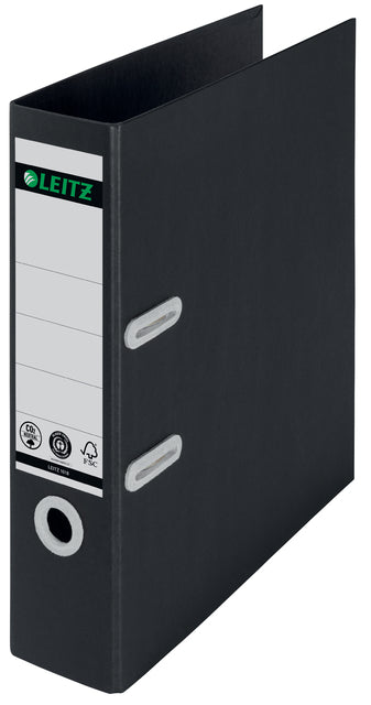 Leitz - Ordner Recycle 180° 80mm cartone A4 nero | 420 pezzi