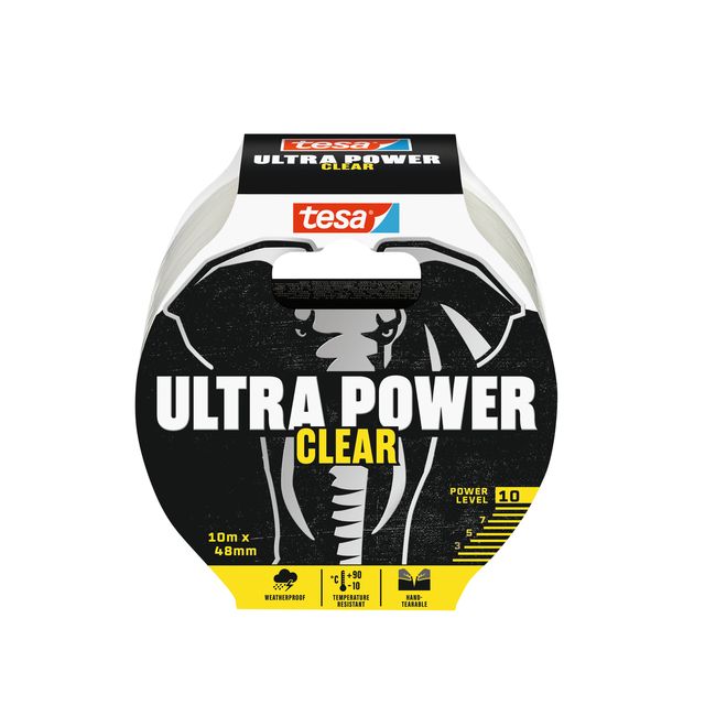 Tesa - Réparation Ultra Power Clear réparation 10mx48mm transparent