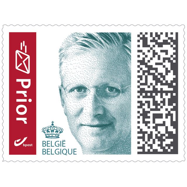 Prior - Briefmarke Belgien selbstklebende Packung mit 50 Stück