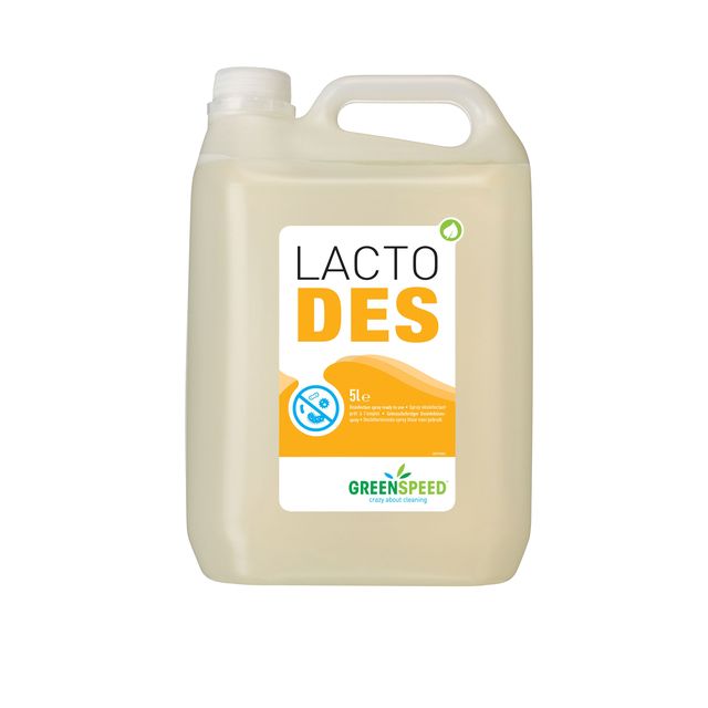 Greenspeed - Désinfectant Lacto Des spray 5 litres | 2 pièces