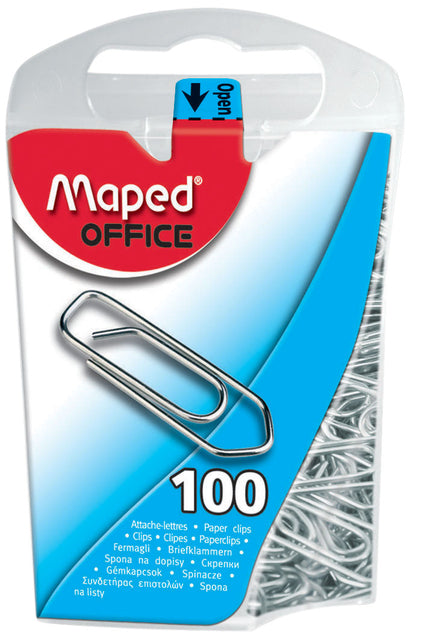 Maped - office 25mm 100 stuks zilver