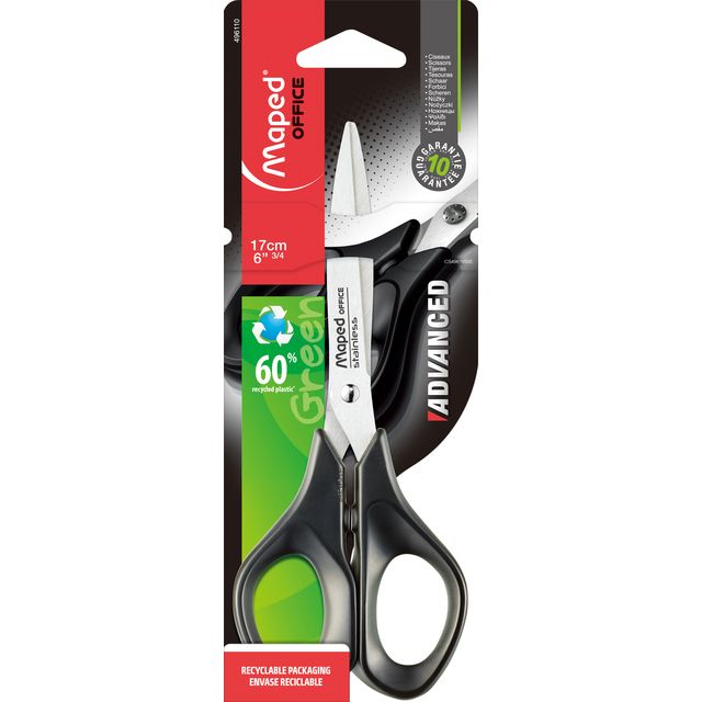 Maped Office - Schere Advanced 17cm schwarz