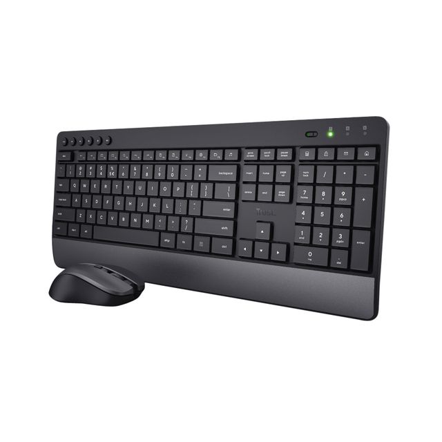 Trust - Teclado Trezo Eco Comfort + ratón negro