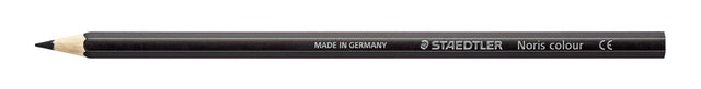 Staedtler - Lápiz de color Noris 185 negro | 12 piezas