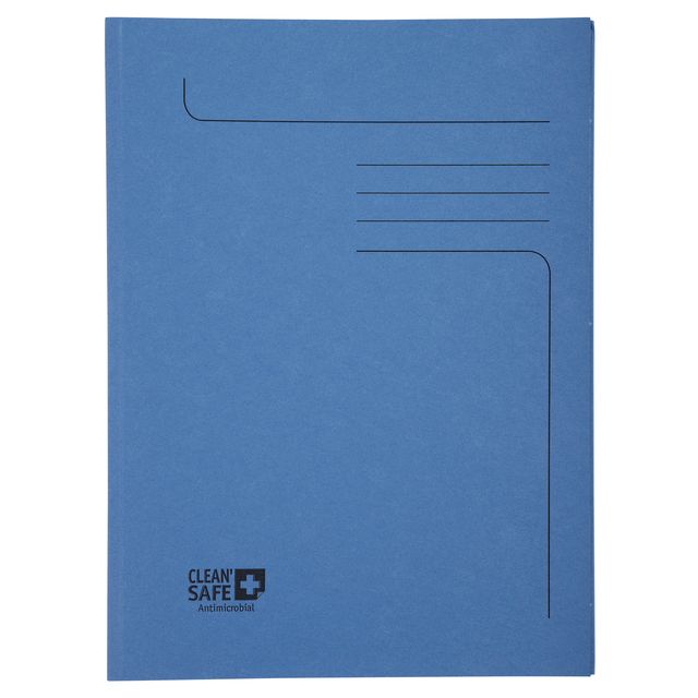 Exacompta - Dossiermap cleansafe 2kleppen blauw
