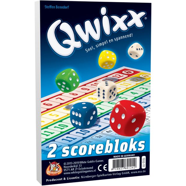White Goblin - Qwixx blocks