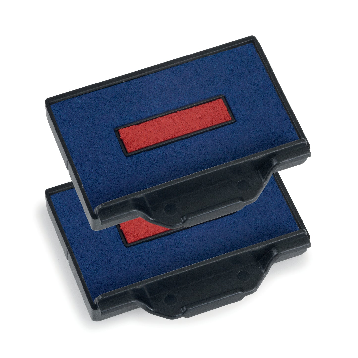 Trodat - Tampone per inchiostro Professional 6/53/2 2 pezzi blu e rosso