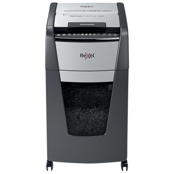 Rexel - Distruggidocumenti Optimum Auto+ 300X P4 distrugge 4x26 mm