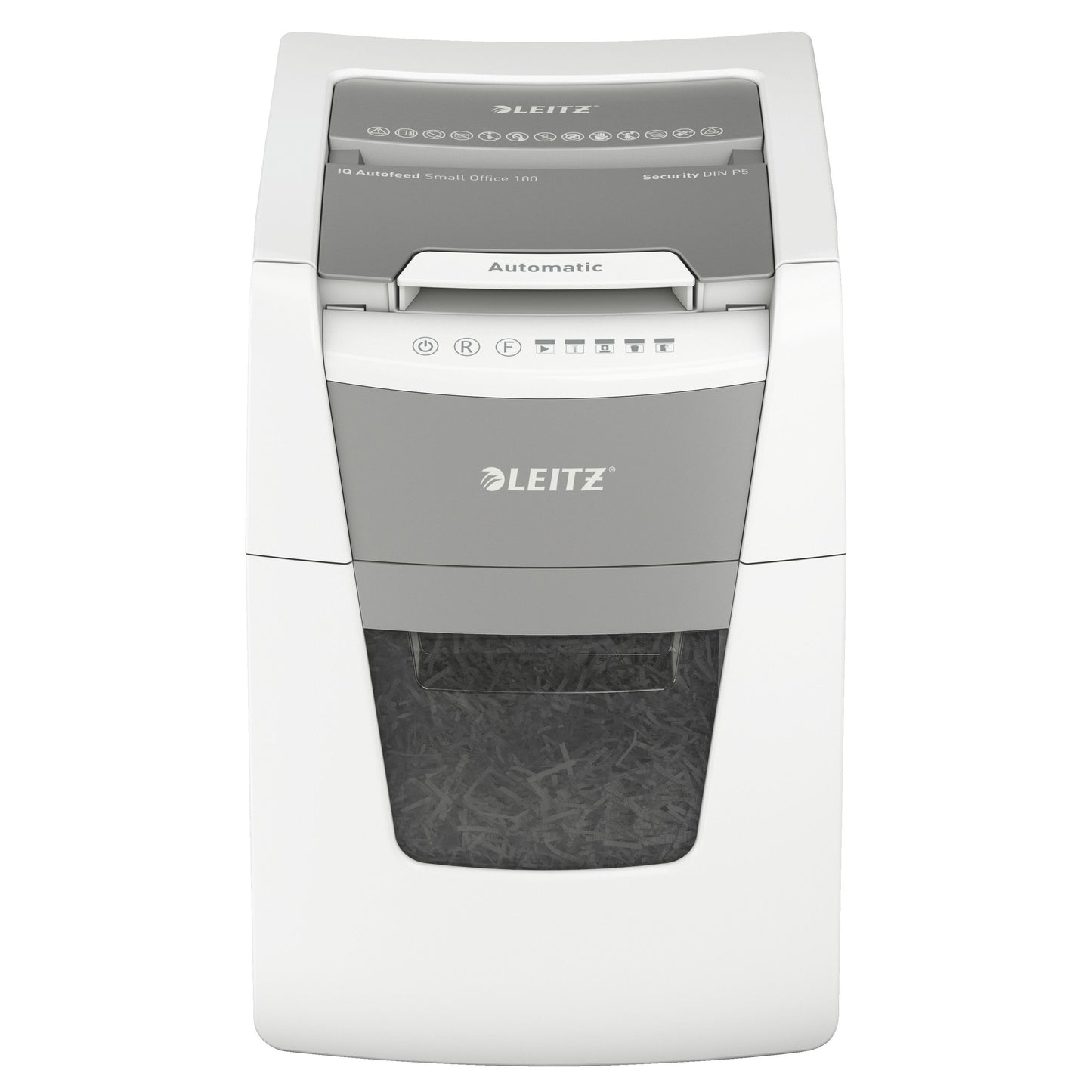 Leitz - Distruggidocumenti IQ Auto+ Small 100 chip P5 2x15mm