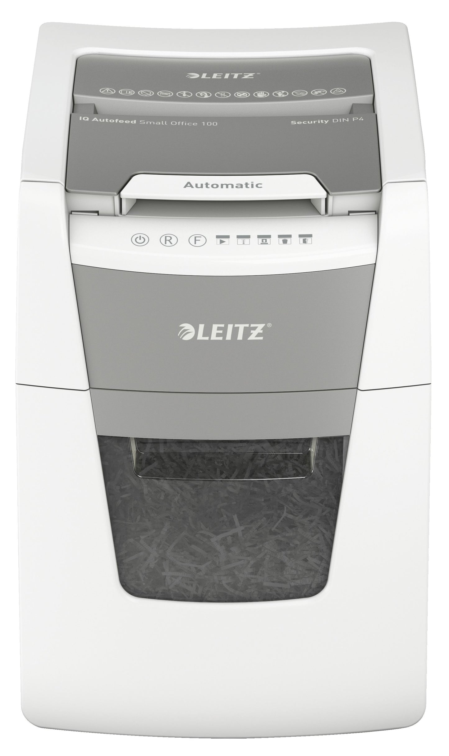 Leitz - Paper shredder IQ Auto+ Small 100 P4 chips 4x28mm