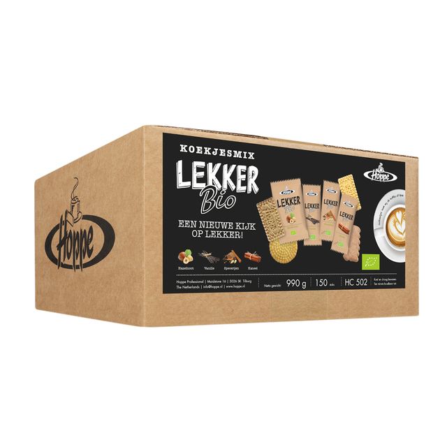 Hoppe - Cookies Lekker Mezcla para galletas ecológicas 150 piezas