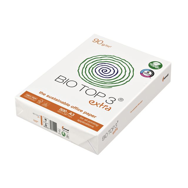 Biotop - Kopieerpapier 3 a3 90gr naturel | 5 stuks